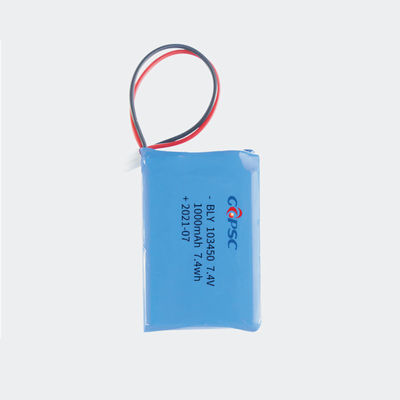 7.4V 1000mAh Electronic toys lithium battery pack