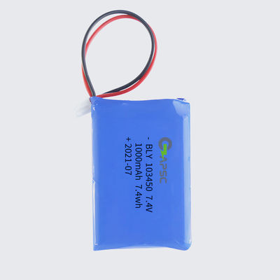 7.4V 1000mAh Electronic toys lithium battery pack